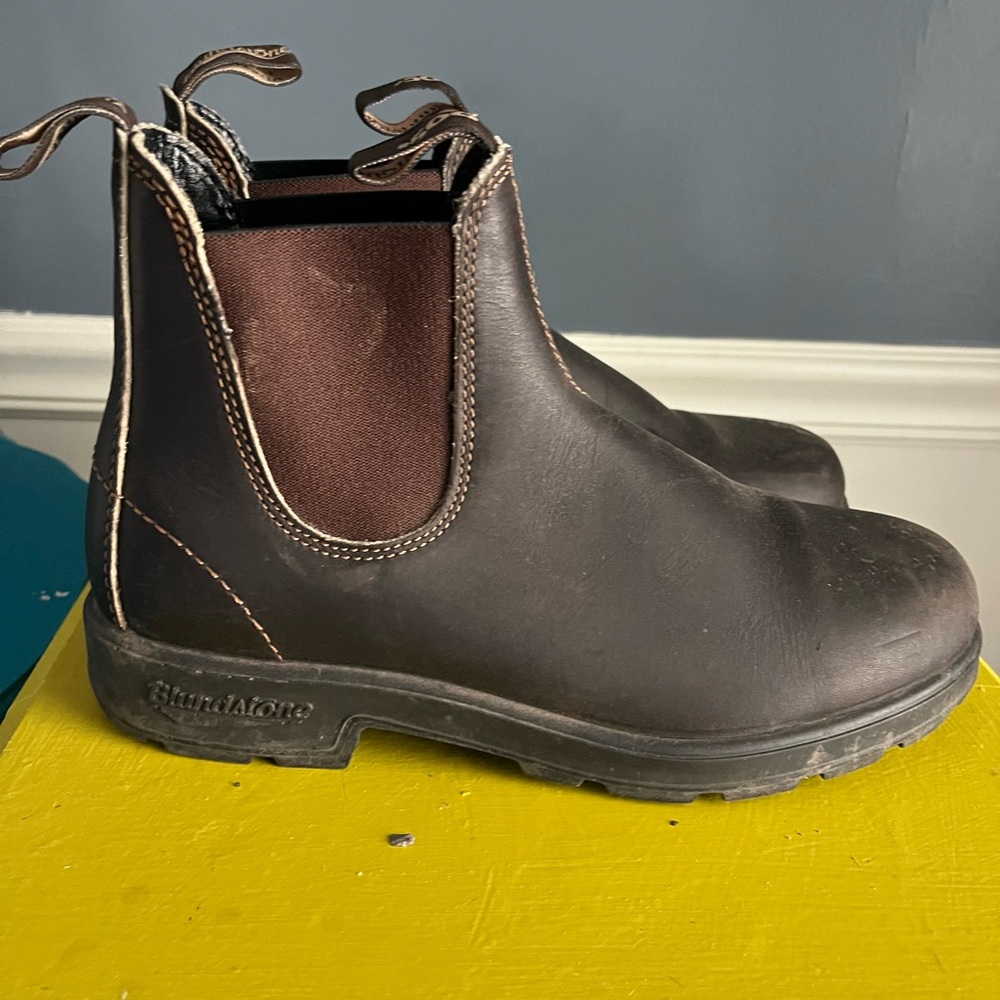 Blundstone Dark Brown Leather Ankle Boots